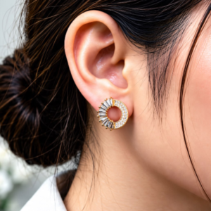 Open Circle Studs
